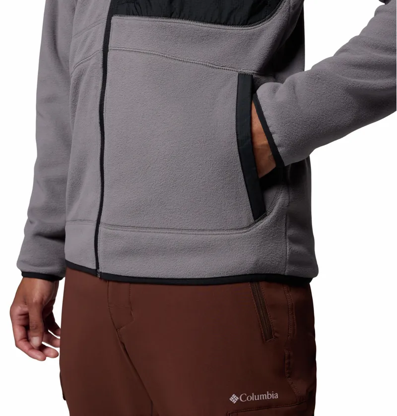 Columbia Men's Fast Trek Overlay Fleece Jacket - City Grey-5