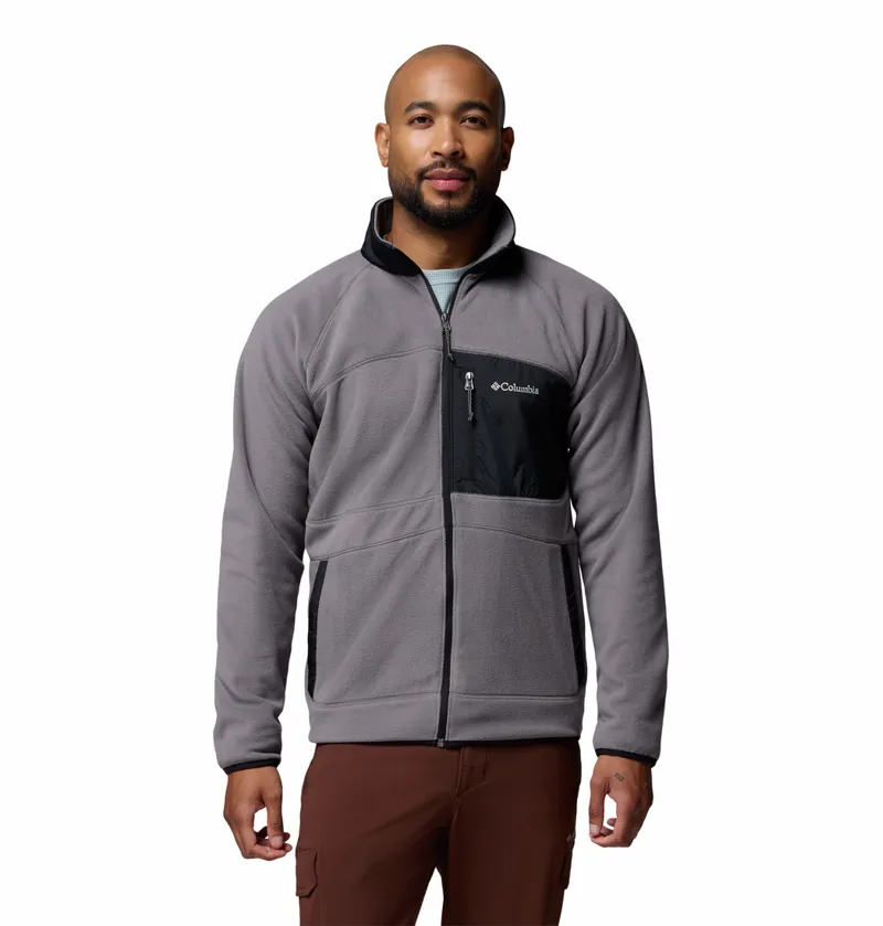Columbia Men's Fast Trek Overlay Fleece Jacket - City Grey