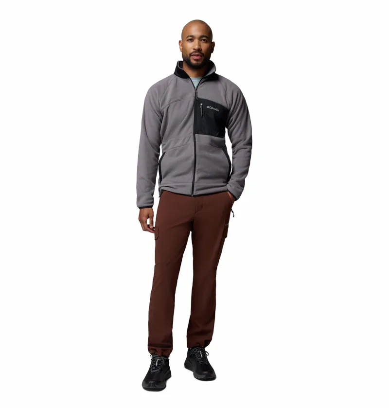 Columbia Men's Fast Trek Overlay Fleece Jacket - City Grey-4