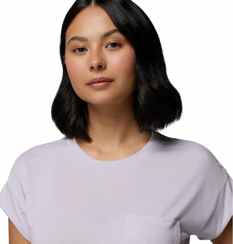 Columbia Women's Daniela Falls Technical T-Shirt - Lavender-3