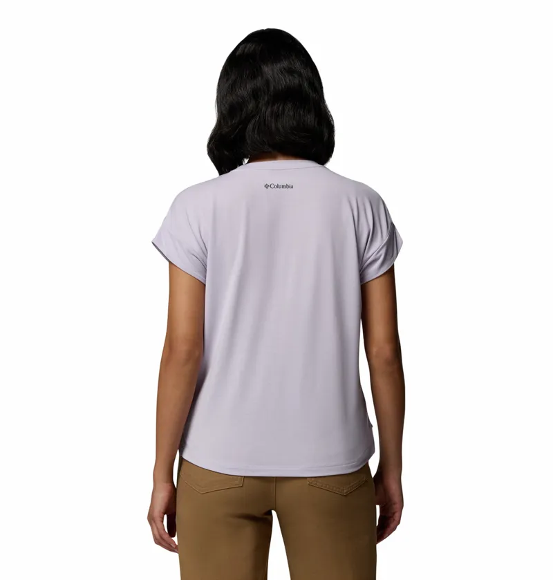 Columbia Women's Daniela Falls Technical T-Shirt - Lavender-1