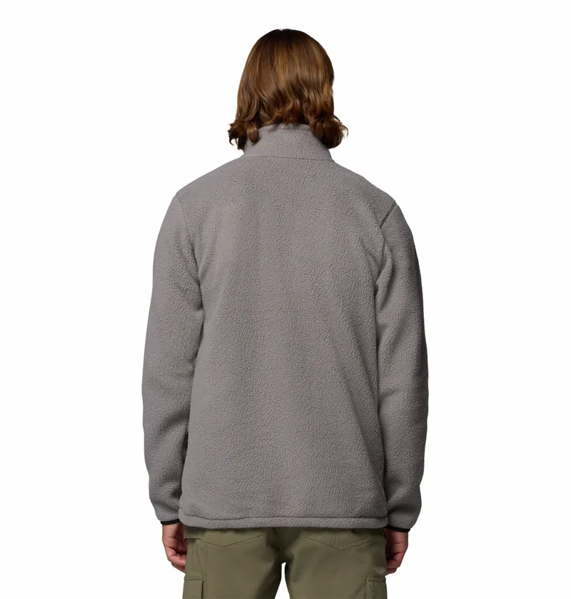 Columbia Men's Jasper Ridge Pebbled Half Zip Fleece - City Grey/Black	-1