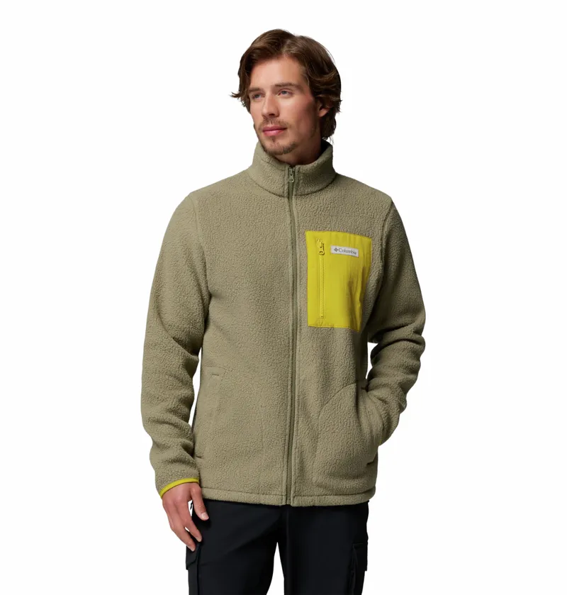 Columbia Men's Jasper Ridge Pebbled Full Zip Fleece - Stone Green/Antique Moss