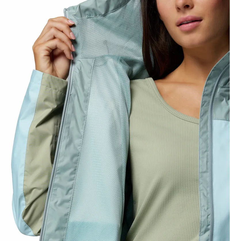 Columbia Women's Inner Limits IV Waterproof Jacket - Marine Light/Crushed Blue/Safari-7