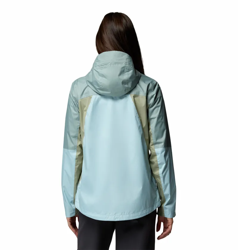 Columbia Women's Inner Limits IV Waterproof Jacket - Marine Light/Crushed Blue/Safari-3
