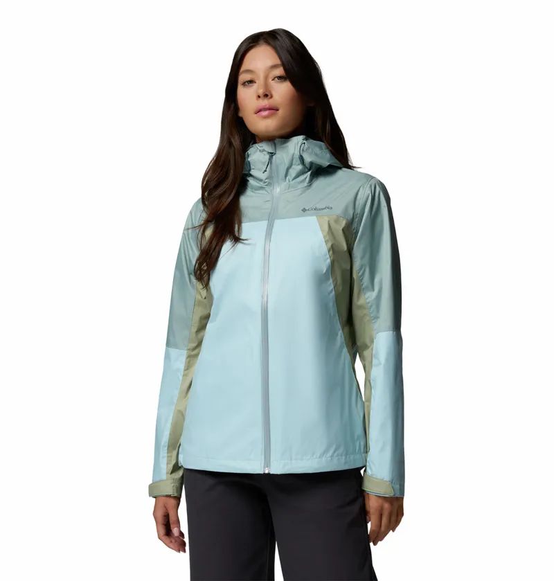 Columbia Women's Inner Limits IV Waterproof Jacket - Marine Light/Crushed Blue/Safari