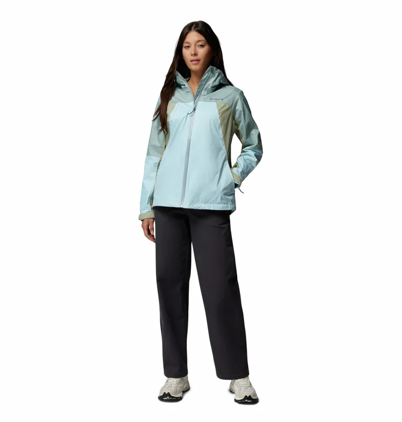 Columbia Women's Inner Limits IV Waterproof Jacket - Marine Light/Crushed Blue/Safari-4
