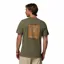 Columbia Men's CSC Logo Organic Cotton T-Shirt - Stone Green/Linework C Badge