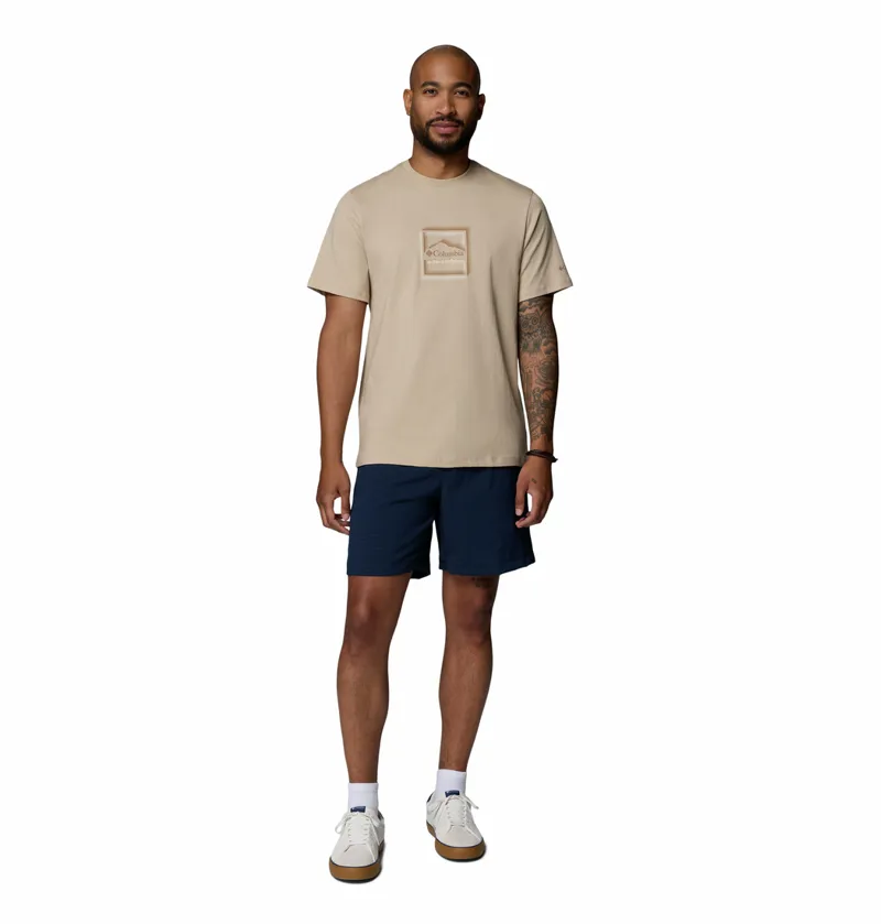 Columbia Men's CSC Seasonal Graphic Tee - Ancient Fossil/Illuminated Brand-2