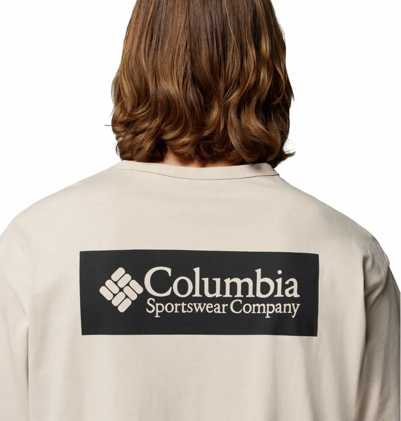 Columbia Men's CSC Heavyweight Iconic T-Shirt - Dark Stone/CSC Box Logo-2