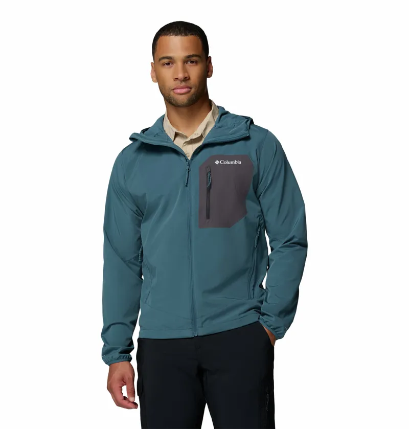 Columbia Men's Tall Heights III Hooded Softshell Jacket - Everblue/Shark