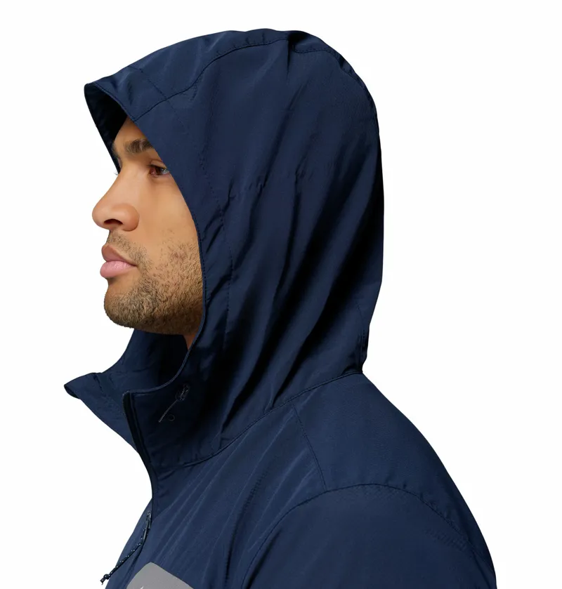 Columbia Men's Tall Heights III Hooded Softshell Jacket - Collegiate Navy/City Grey-3