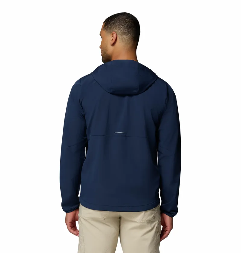 Columbia Men's Tall Heights III Hooded Softshell Jacket - Collegiate Navy/City Grey-2