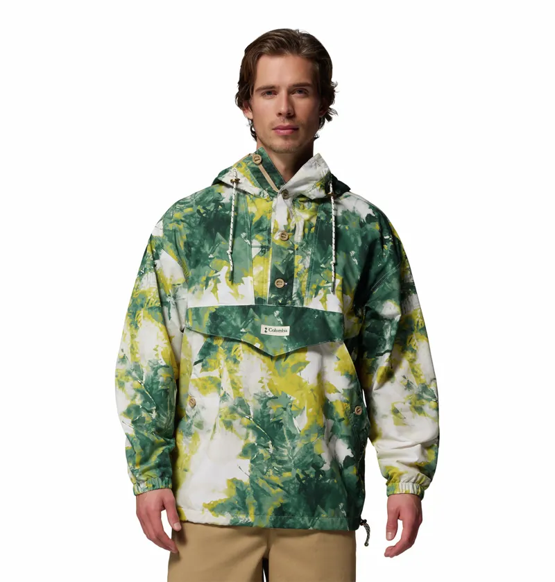 Columbia Men's Acker Rock Windbreaker -  Sea Salt Everglow