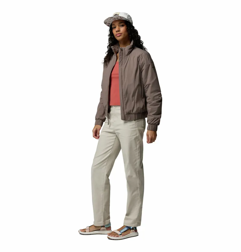Columbia Women's AmazeStretch Insulated Bomber Jacket - Iron-4