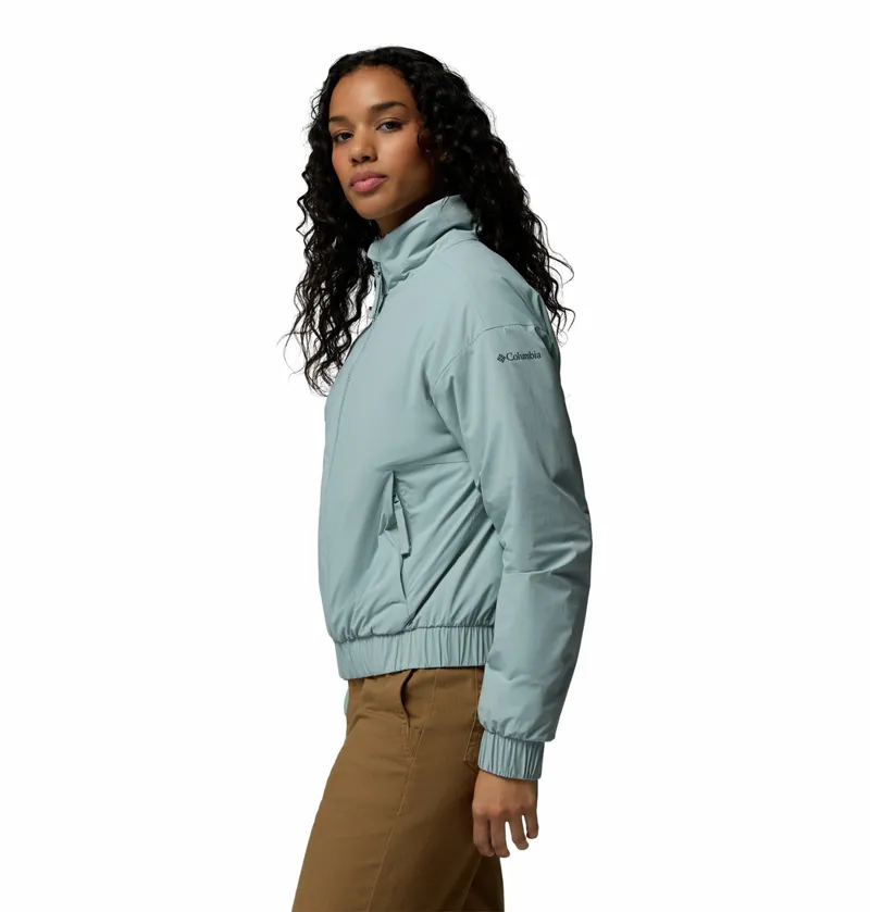 Columbia Women's AmazeStretch Insulated Bomber Jacket - Crushed Blue-1