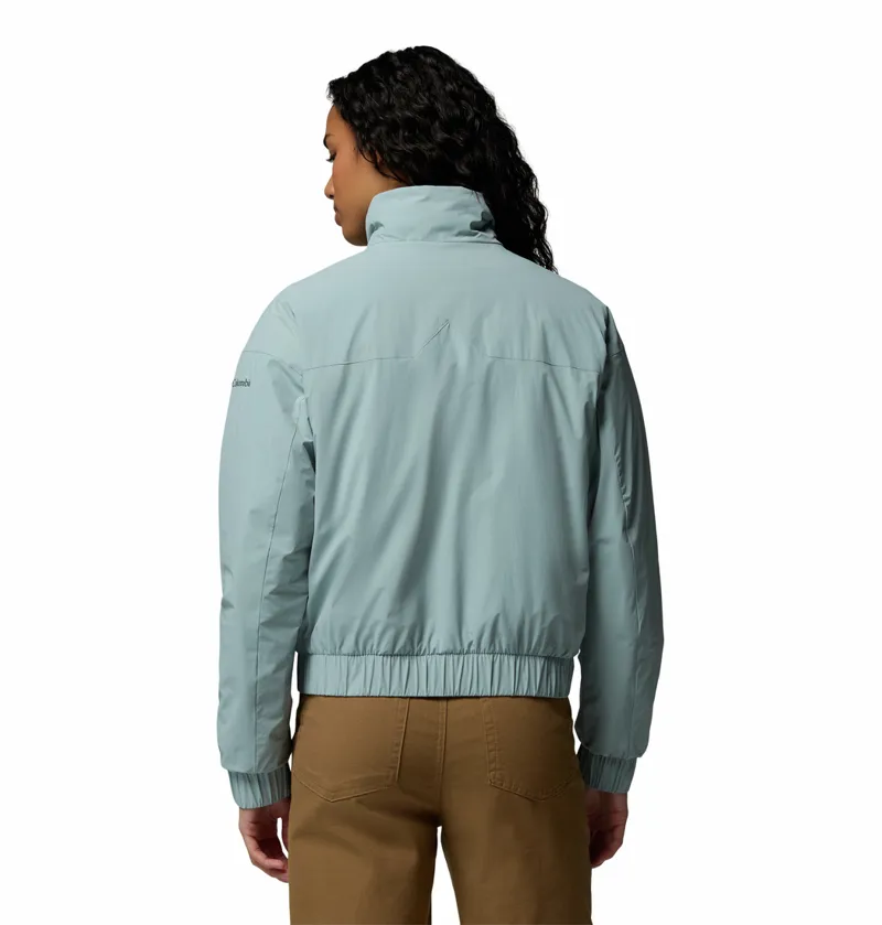 Columbia Women's AmazeStretch Insulated Bomber Jacket - Crushed Blue-2