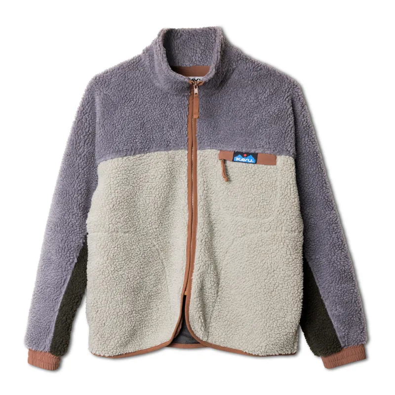 Kavu Women s Pinesdale Full Zip Sherpa Fleece Verde Canyon