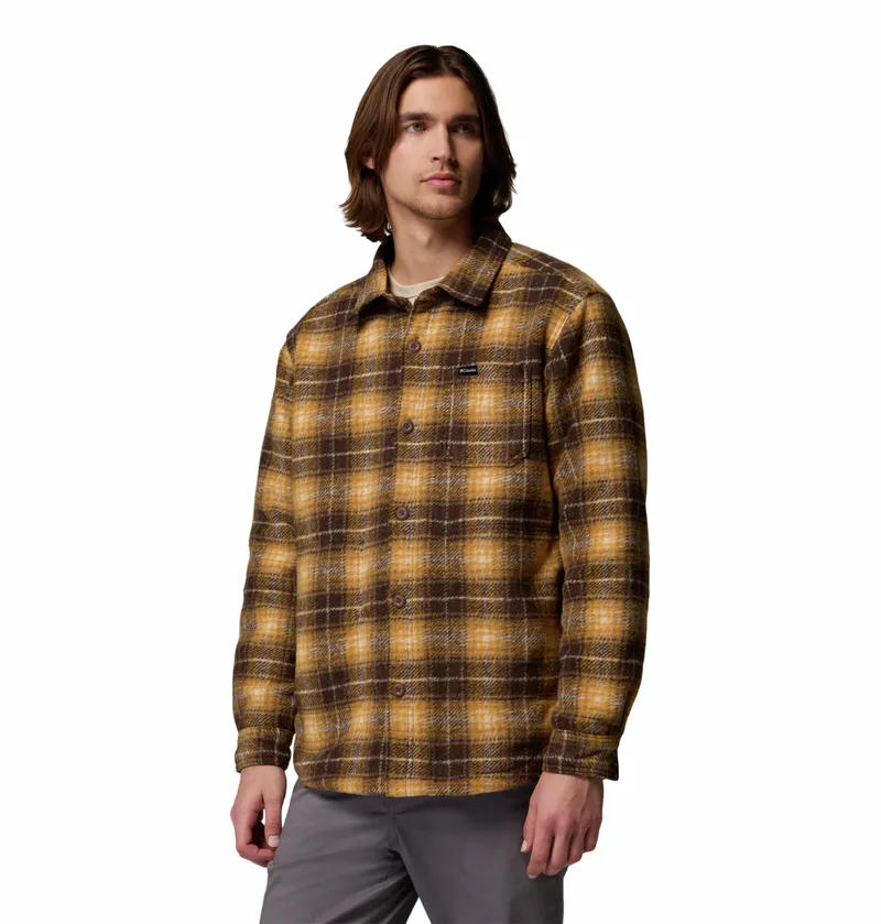 Columbia Men's Hunter Arch Shirt Jacket - Tobacco Bivy Plaid-1