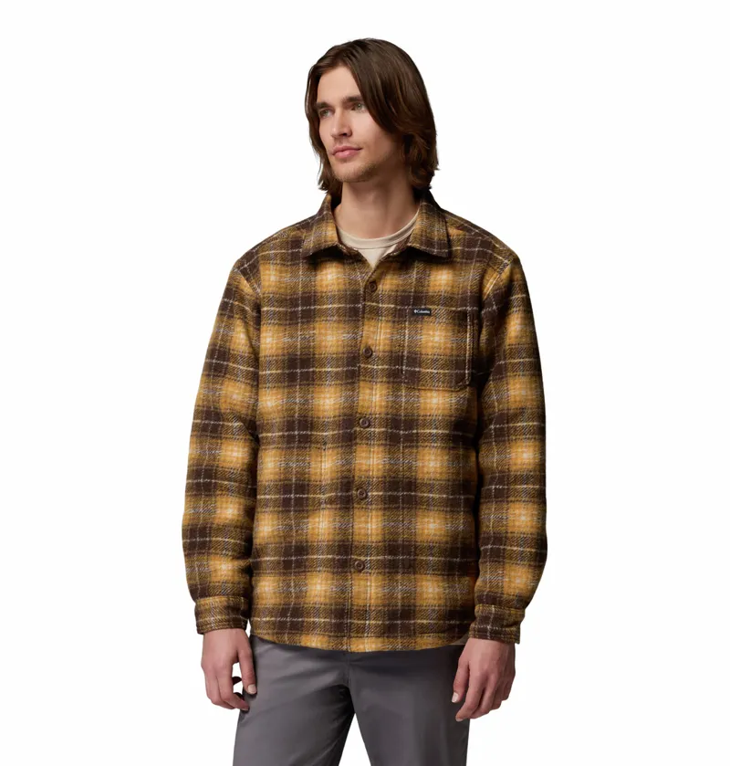 Columbia Men's Hunter Arch Shirt Jacket - Tobacco Bivy Plaid
