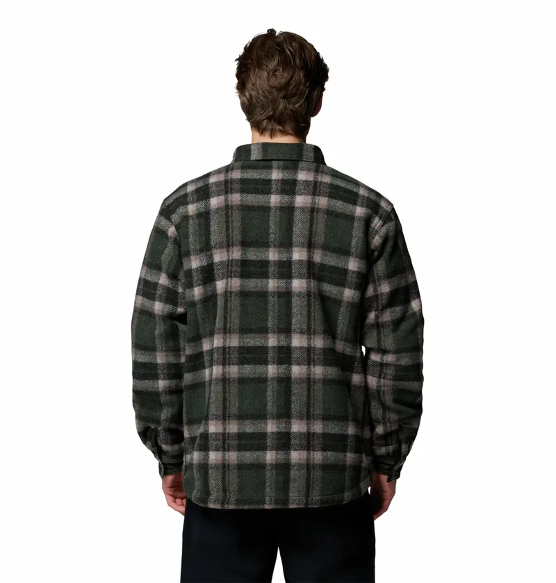 Columbia Men's Hunter Arch Shirt Jacket - Greenscape Track Plaid-3