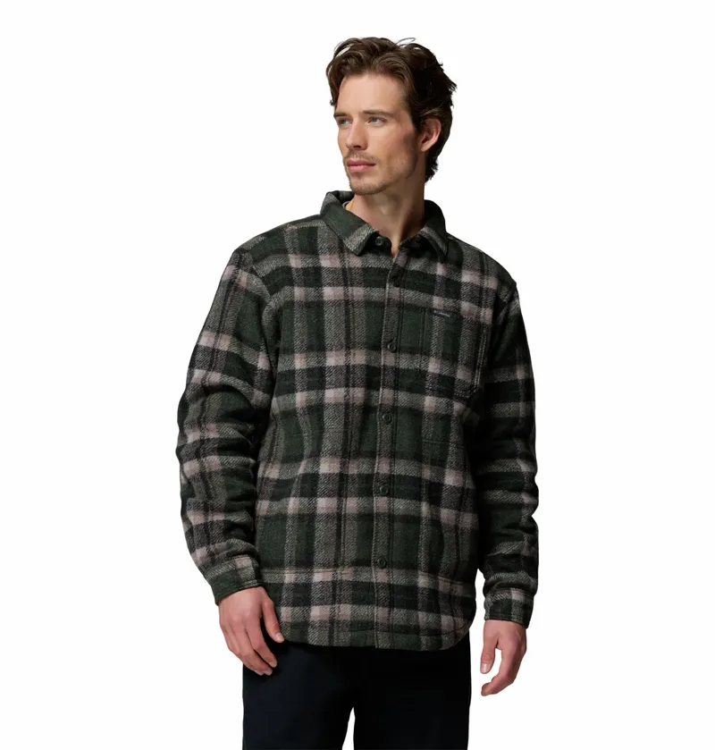 Columbia Men's Hunter Arch Shirt Jacket - Greenscape Track Plaid