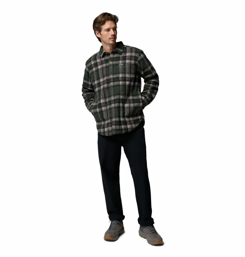 Columbia Men's Hunter Arch Shirt Jacket - Greenscape Track Plaid-4