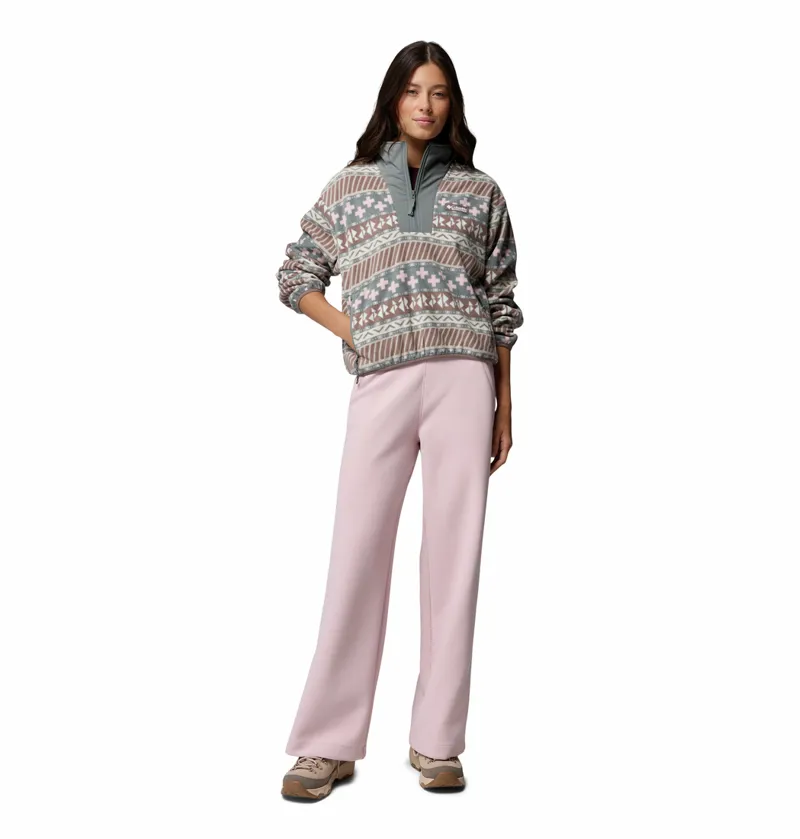 Columbia Women's Sequoia Grove II Printed Half Zip Fleece - Iron Wizard Island-3