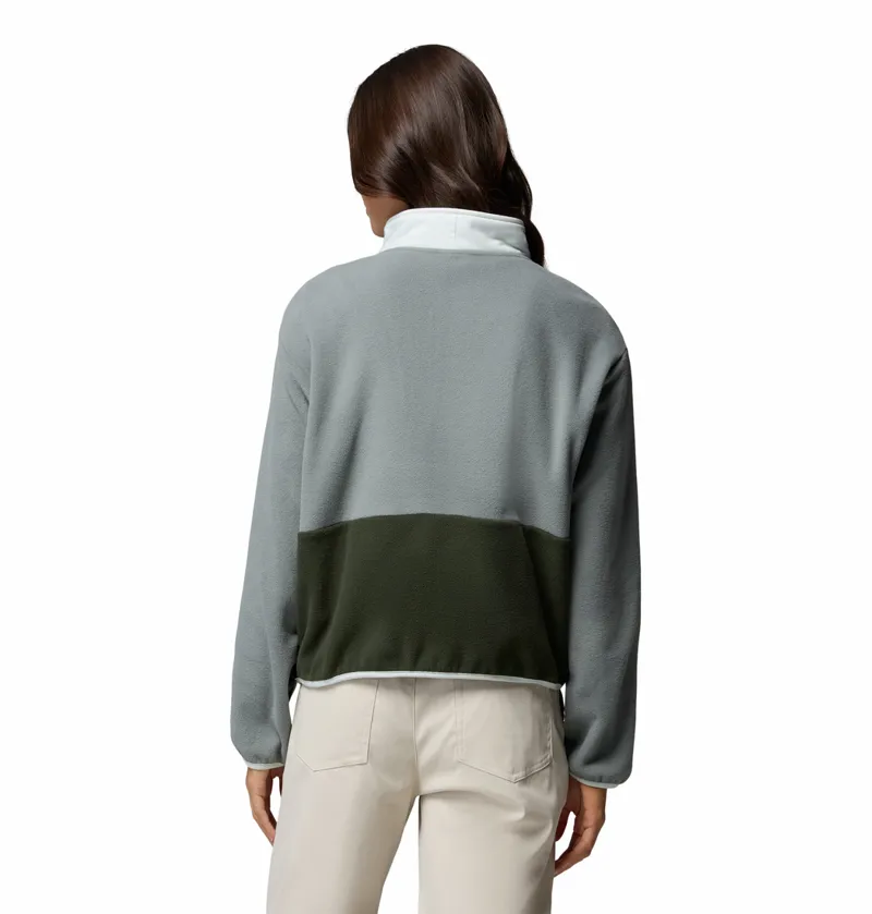 Columbia Women's Sequoia Grove Half Zip Fleece - Sedona Sage/Greenscape/Tea Light-2