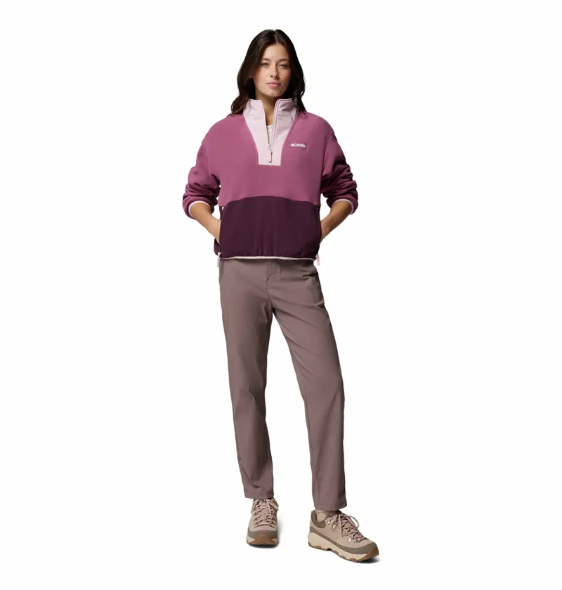 Columbia Women's Sequoia Grove Half Zip Fleece - Antique Mauve/Moonvista/Mineral Pink-3