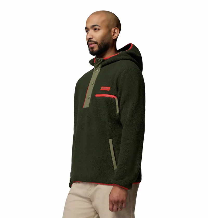 Columbia Helvetia II Hooded Half Snap Fleece - Greenscape-1