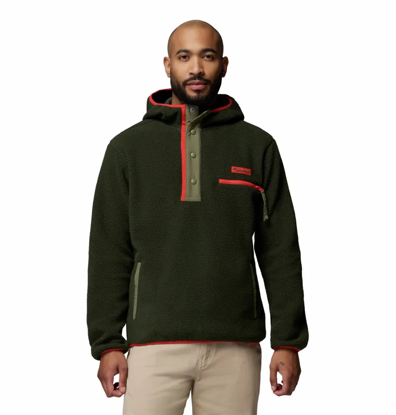 Columbia Helvetia II Hooded Half Snap Fleece - Greenscape