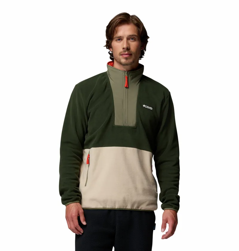 Columbia Men's Sequoia Grove II Half Zip Fleece - Greenscape/Ancient Fossil/Stone Green