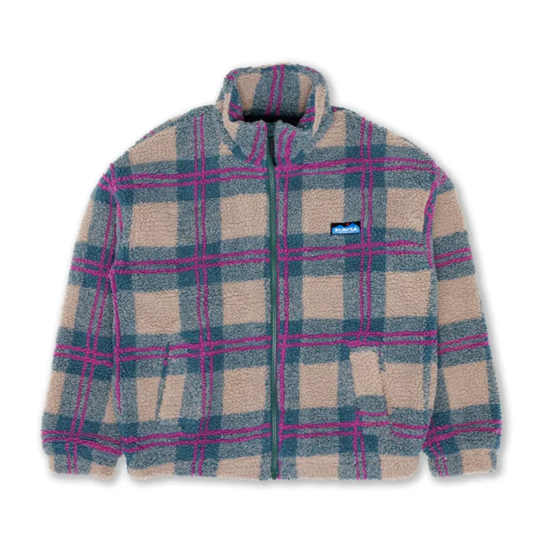 Kavu Women's Loven Full Zip Sherpa Fleece - Party Plaid