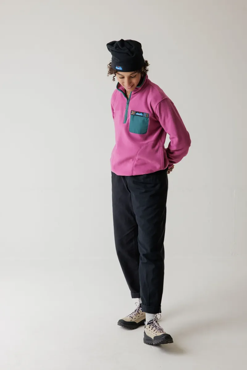 Kavu Women's Hidden Hills Fleece Pullover -  Soft Plum-2