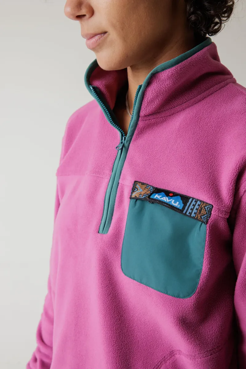 Kavu Women's Hidden Hills Fleece Pullover -  Soft Plum-1