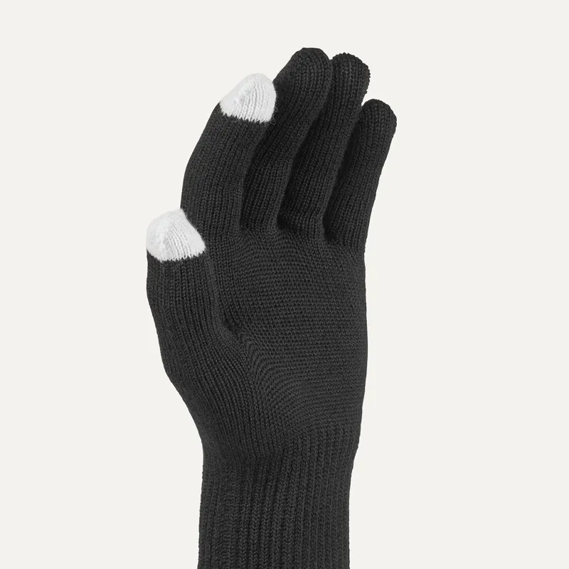 Sealskinz Hanworth Solo Merino Wool Glove - Black-1