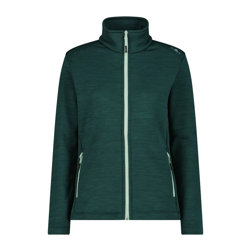 CMP Woman's Stretch Performance Full Zip Fleece - Trek Green