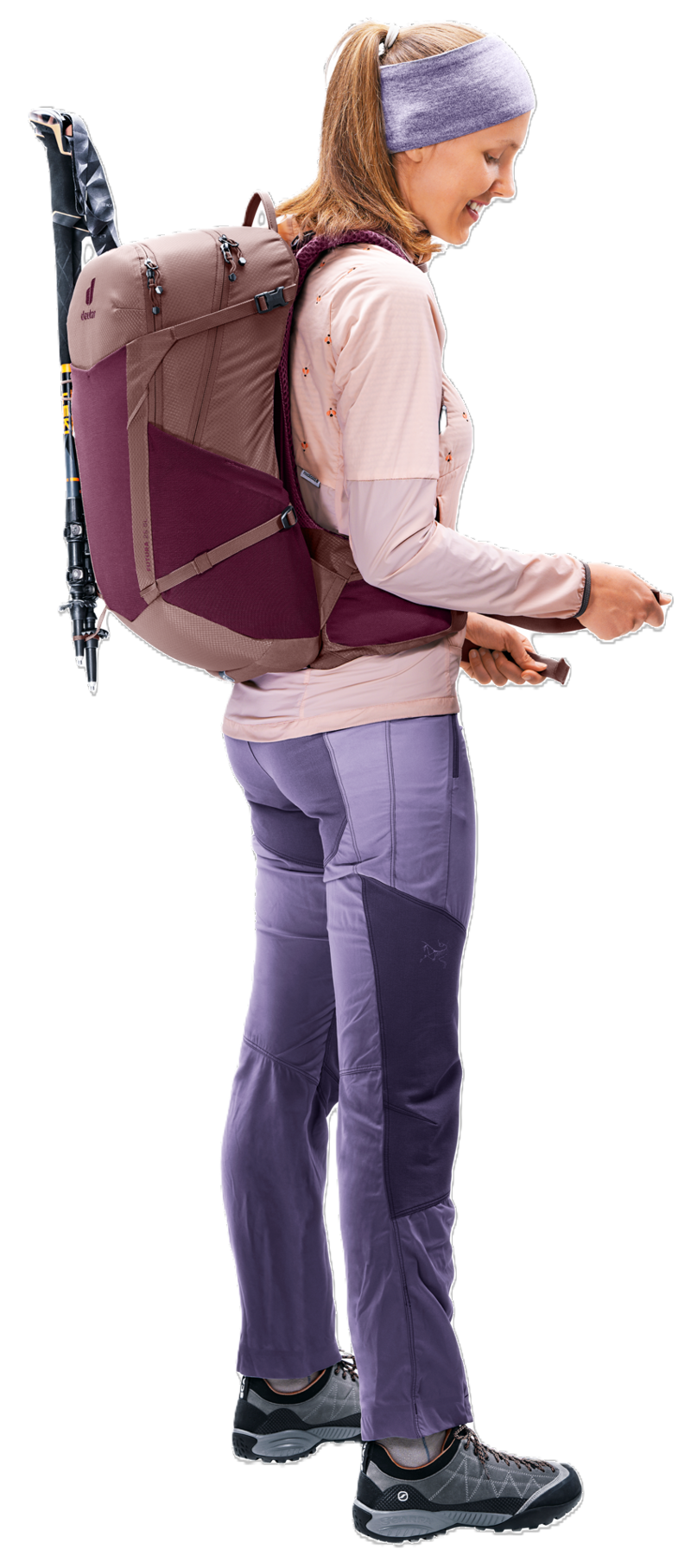 Deuter Women's Futura 21 Litre SL Hiking Backpack - Casis/Ashrose-6