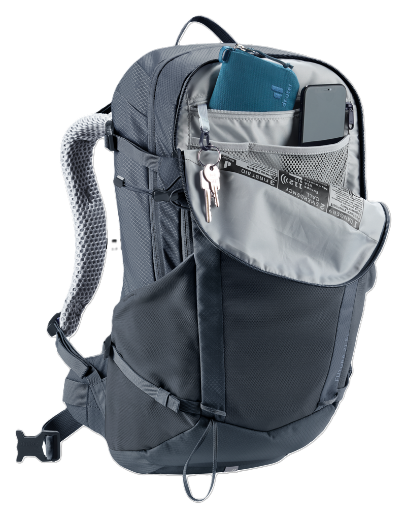 Deuter Women's Futura 21 Litre SL Hiking Backpack - Black-6