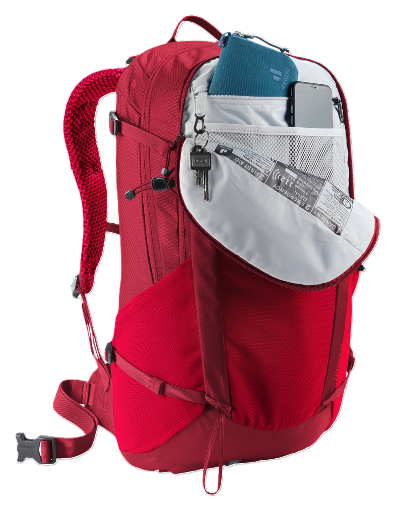 Deuter Futura 23 Litre Hiking Backpack - Cherry/Masala-6