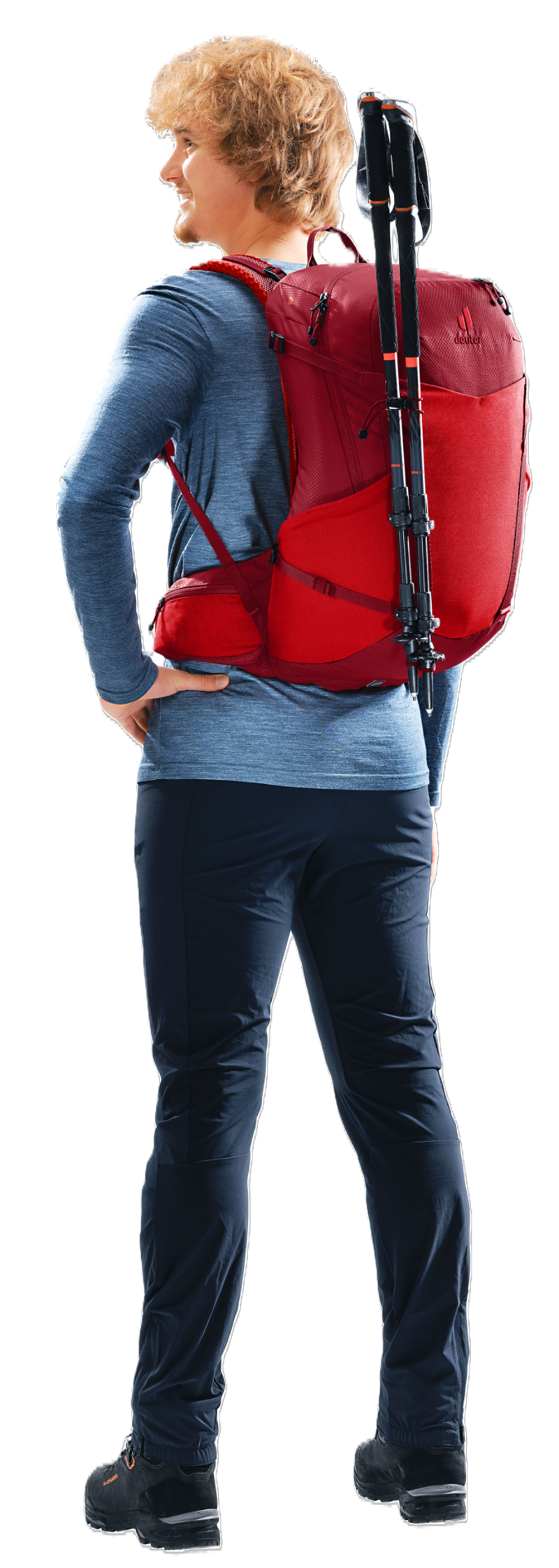 Deuter Futura 23 Litre Hiking Backpack - Cherry/Masala-7