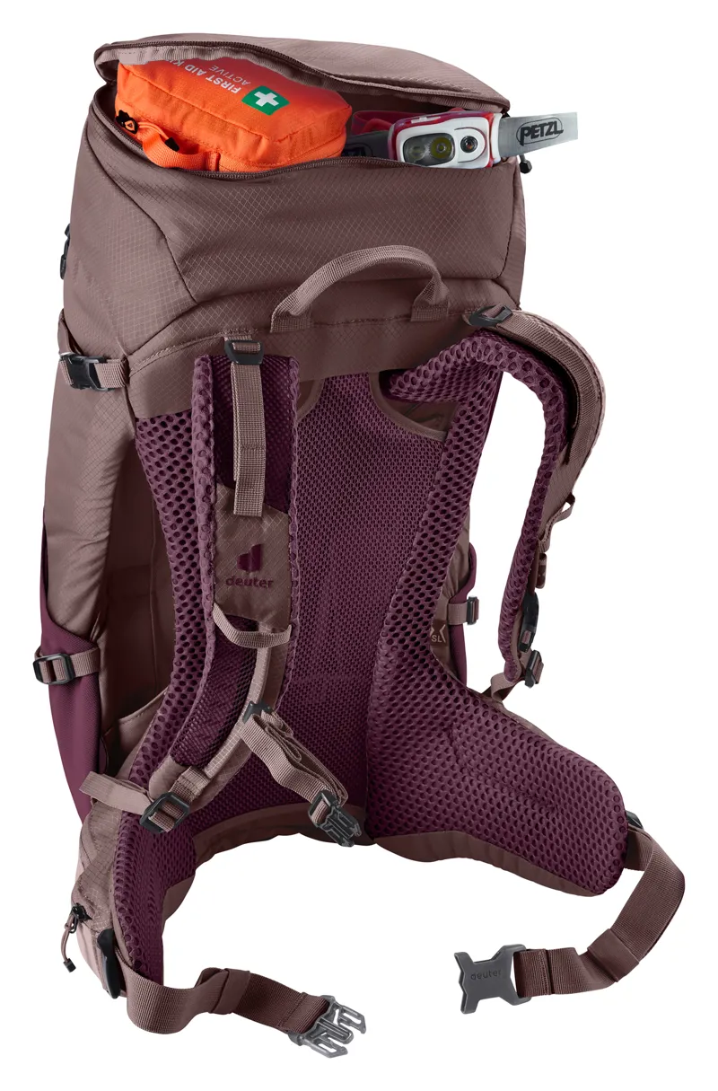Deuter Women's Futura 24 Litre SL Hiking Backpack - Cassis/Ashrose-9