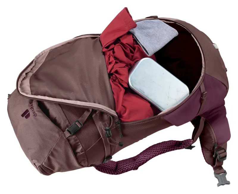 Deuter Women's Futura 24 Litre SL Hiking Backpack - Cassis/Ashrose-10