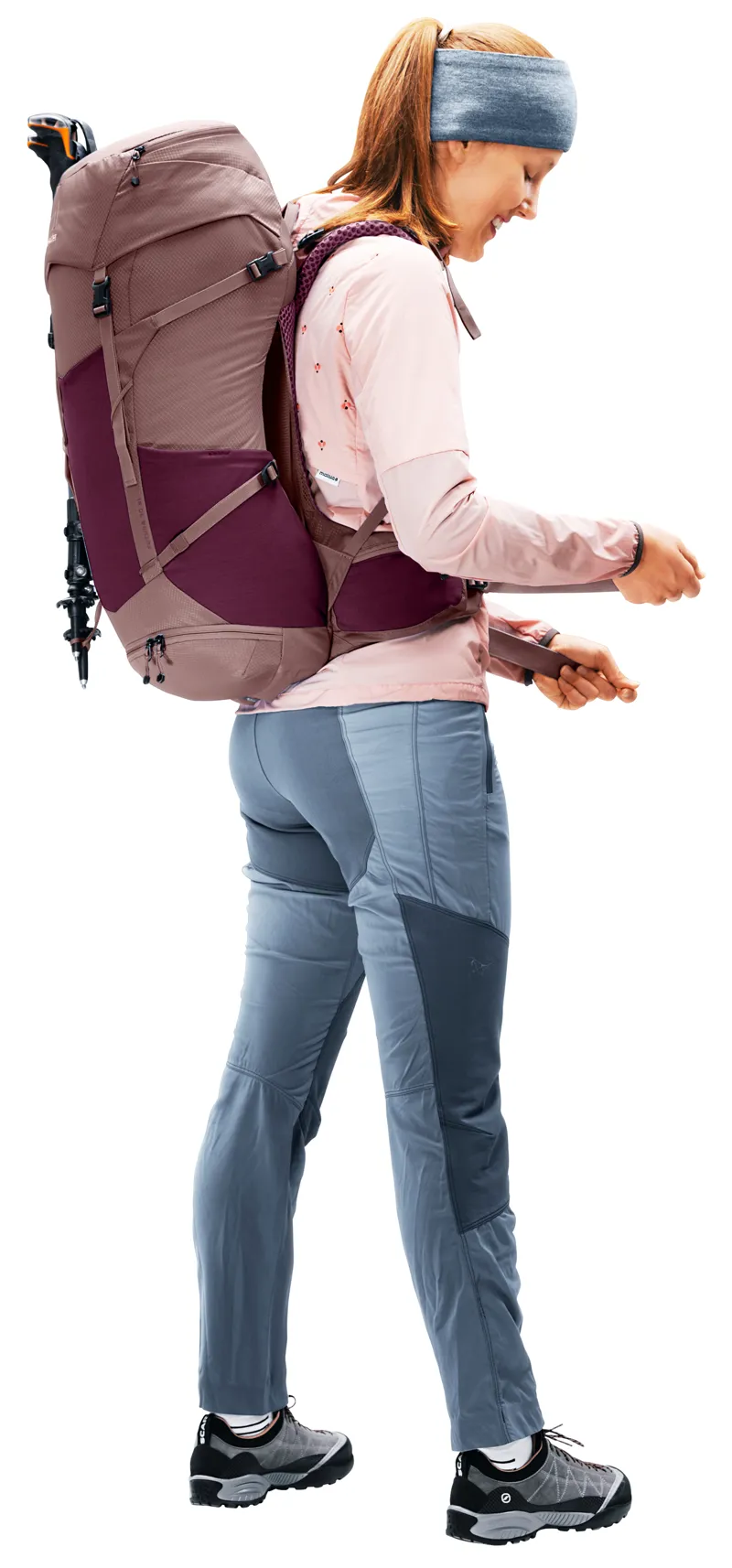 Deuter Women's Futura 24 Litre SL Hiking Backpack - Cassis/Ashrose-11