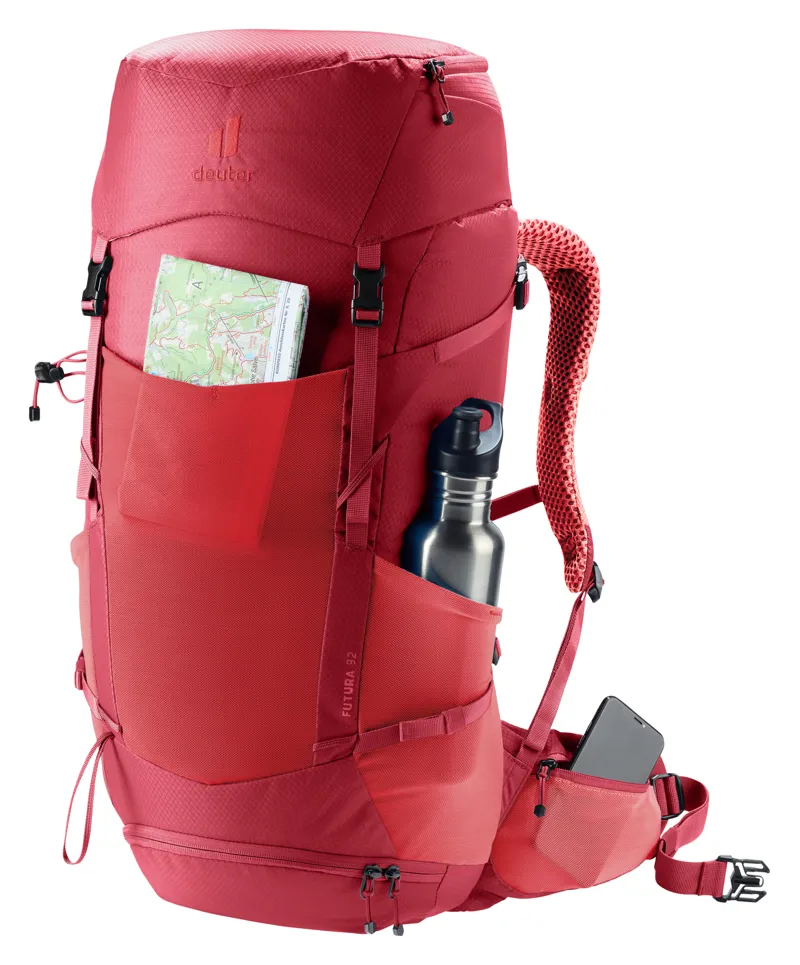 Deuter Futura 32 Litre Hiking Backpack - Cherry/Masala-9