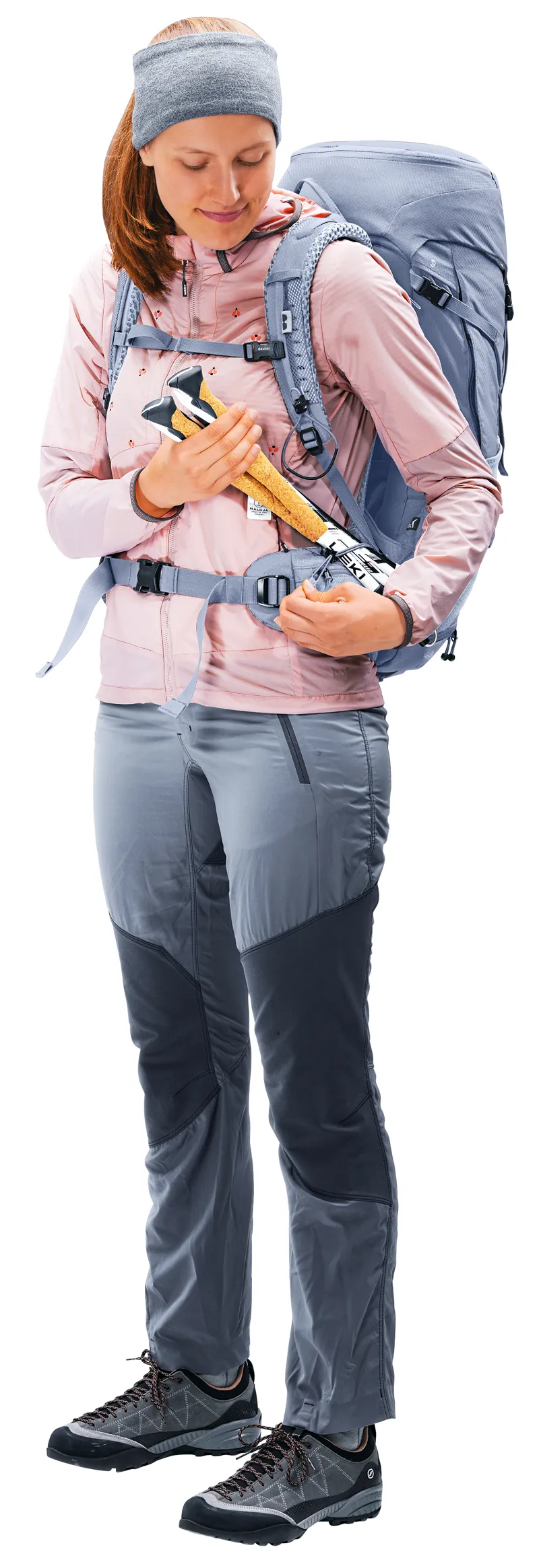 Deuter Women's Futura Pro 34 Litre SL Hiking Backpack - Polar/Bluejay-13