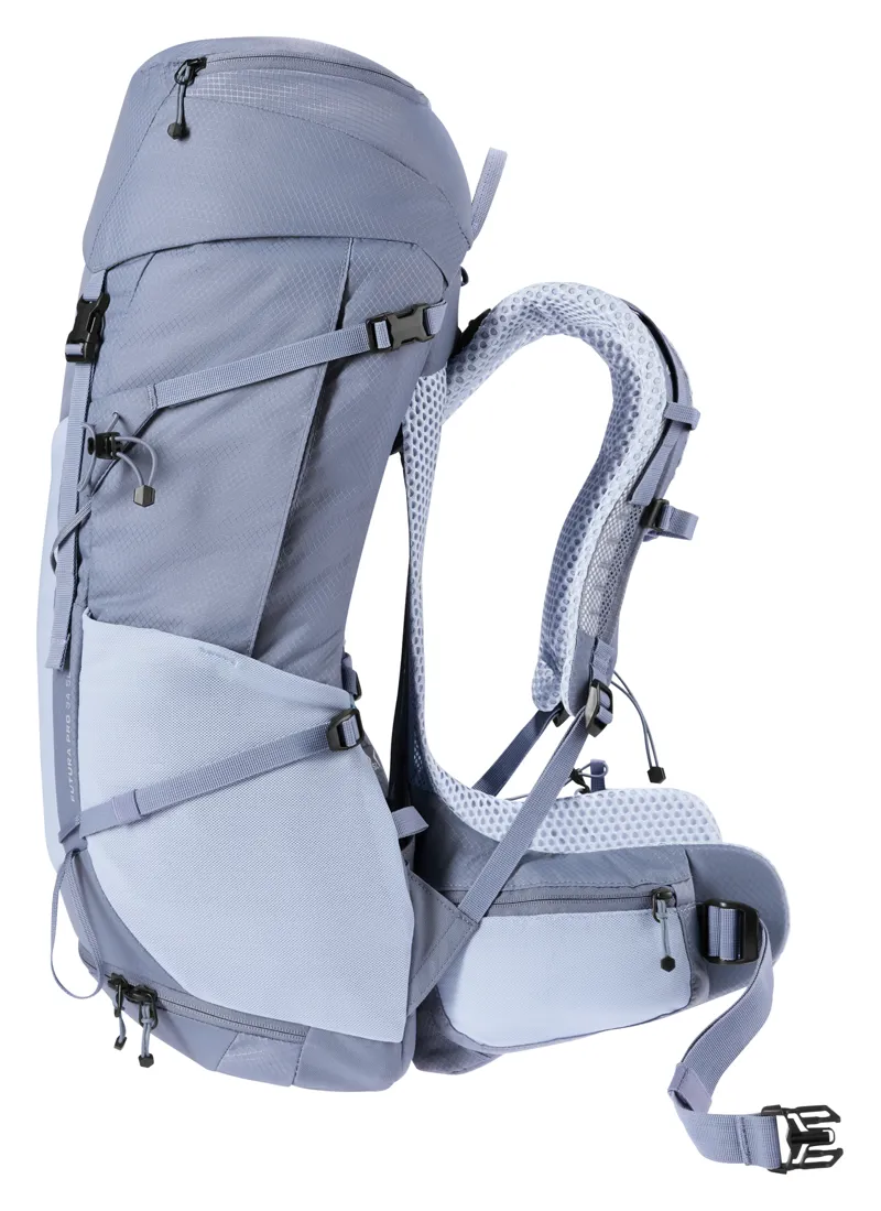 Deuter Women's Futura Pro 34 Litre SL Hiking Backpack - Polar/Bluejay-6