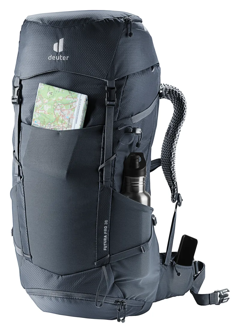 Deuter Men's Futura Pro 36 Litre Hiking Backpack - Black-8