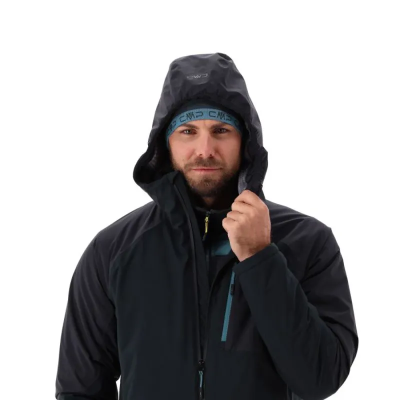CMP Men's HighLoft Waterproof Insulated Hooded Jacket - Nero/Anthracite-8